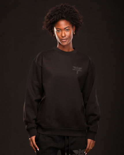 HEAVYWEIGHT MARCUS GARVEY CREWNECK BLACK