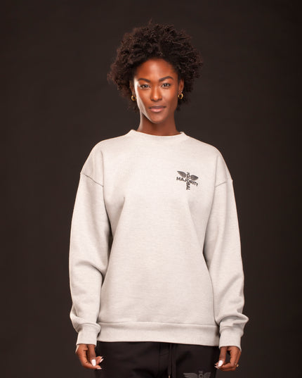 HEAVYWEIGHT MARCUS GARVEY CREWNECK GREY