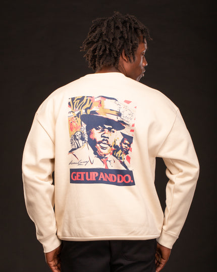 HEAVYWEIGHT MARCUS GARVEY CREWNECK BONE