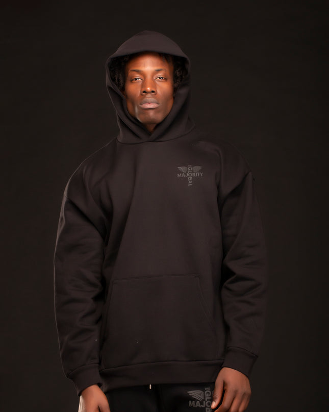 HEAVYWEIGHT MARCUS GARVEY HOODIE BLACK