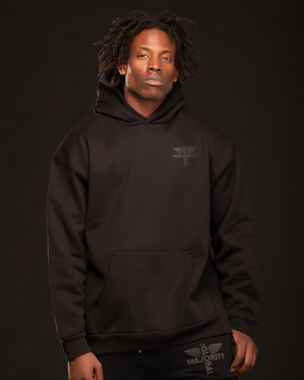 HEAVYWEIGHT MARCUS GARVEY HOODIE BLACK