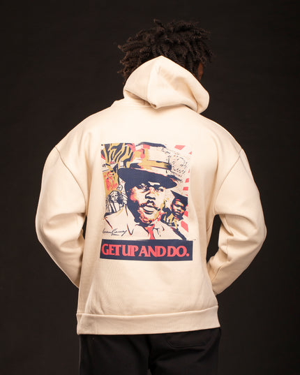 HEAVYWEIGHT MARCUS GARVEY HOODIE BONE