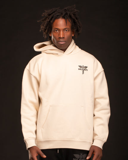 HEAVYWEIGHT MARCUS GARVEY HOODIE BONE