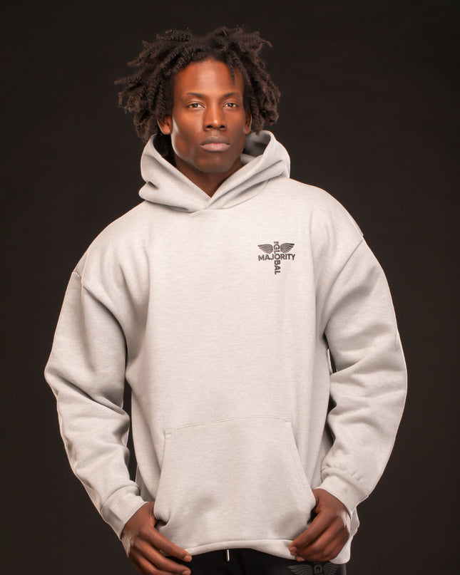 HEAVYWEIGHT MARCUS GARVEY HOODIE GREY