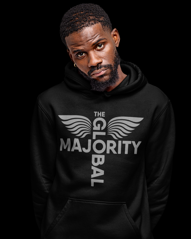 Black-On-Black x TGM Logo Hoodie