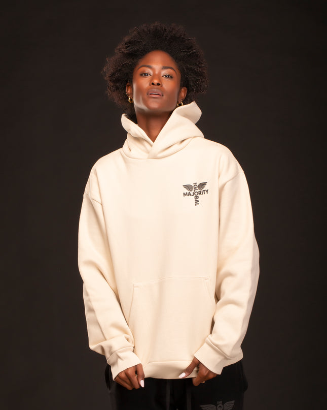 HEAVYWEIGHT MARCUS GARVEY HOODIE BONE