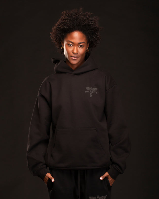 HEAVYWEIGHT MARCUS GARVEY HOODIE BLACK