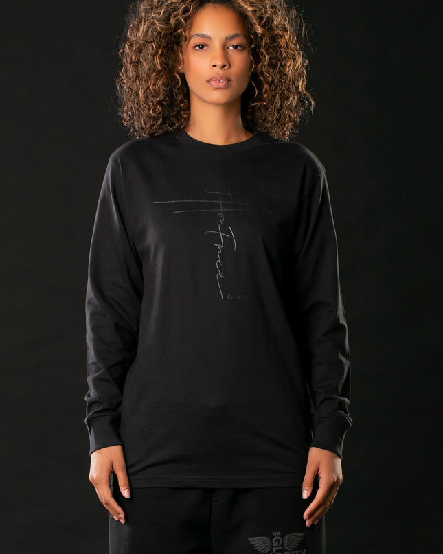 Black-On-Black x I AM FREE Long Sleeve Tee