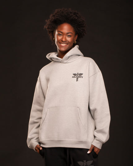 HEAVYWEIGHT MARCUS GARVEY HOODIE GREY