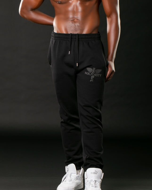 Black-On-Black x TGM Logo Sweatpants